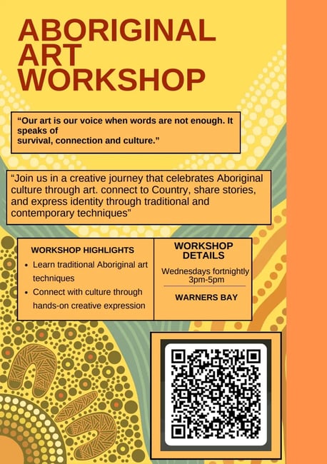 Aboriginal Art Workshop in Warners Bay