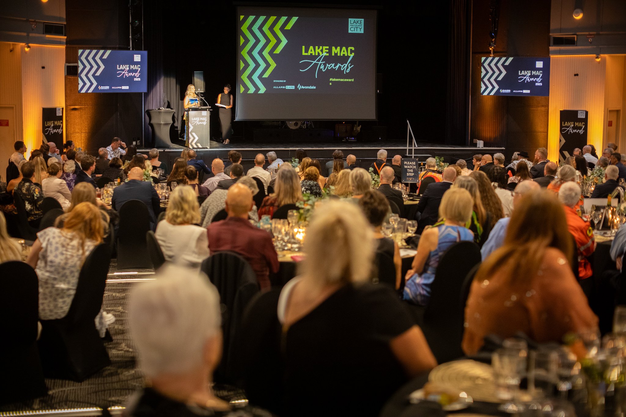 Lake Mac Awards 28 March 2025- Alyce Barnes on stage