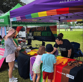 Allambi Care attends Newcastle Pride Fair Day