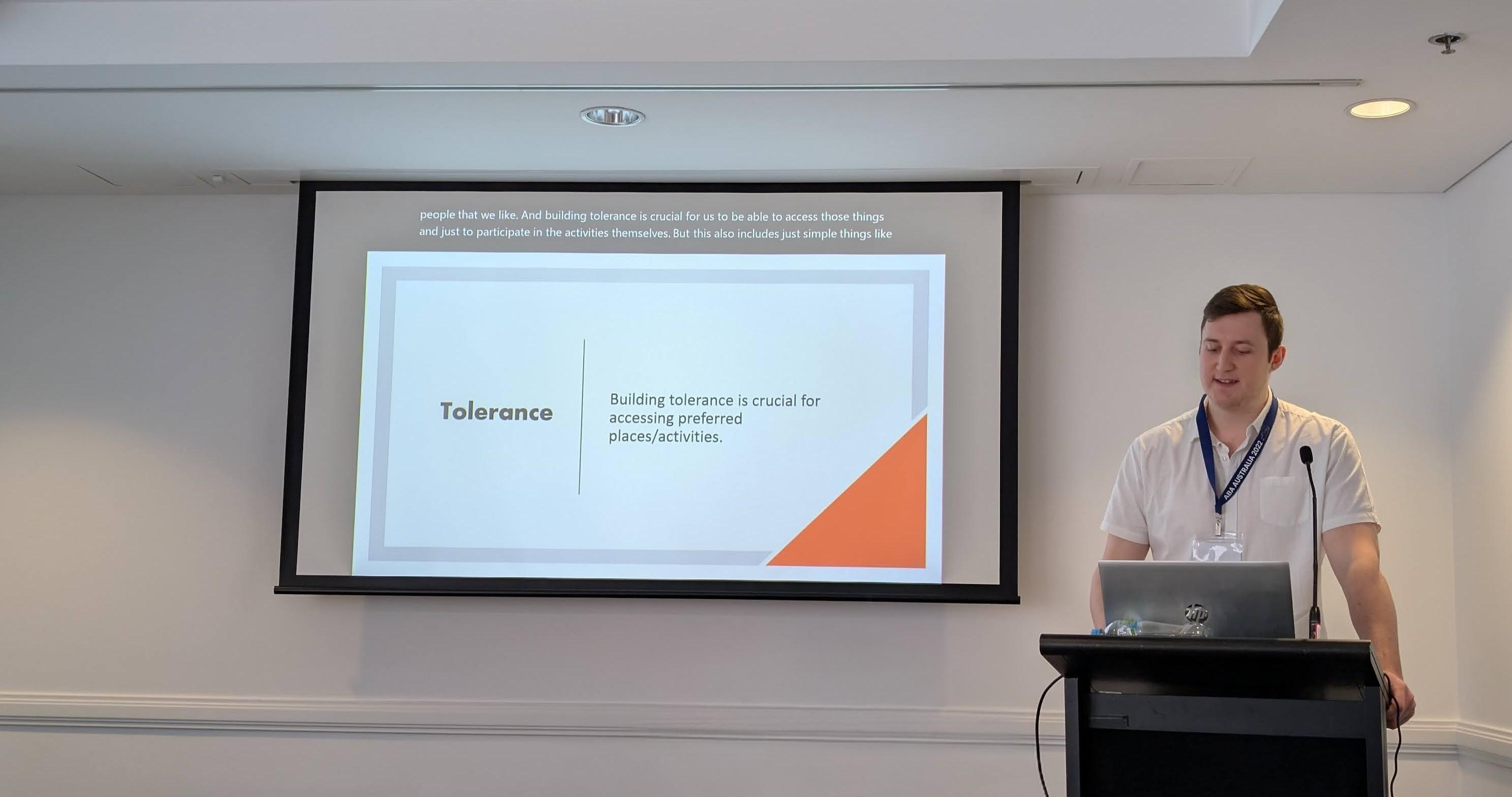 Tyler Luttrell - Presenting at Conference