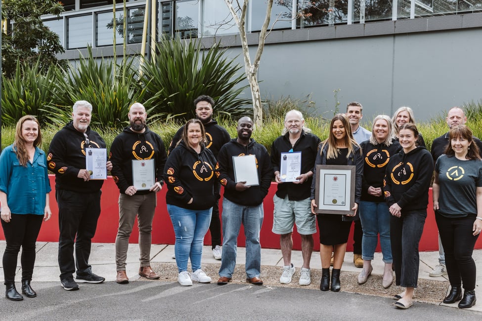 Training pathways recognised at the Australian Business Awards